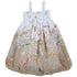Little Girls White Brown Butterflies Chiffon Baby Doll Dress 24M-8 - SophiasStyle.com